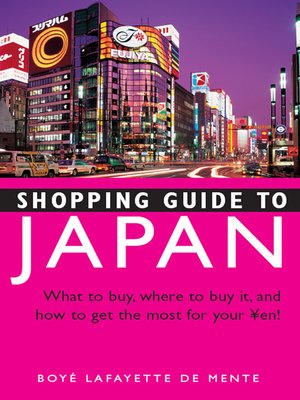 cover image of Shopping Guide to Japan